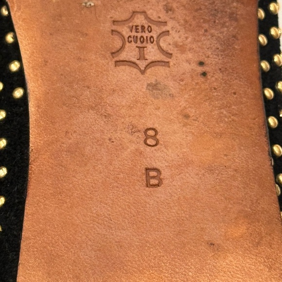 Loeffler Randall Braise Studded Gold Flats - Picture 8 of 9